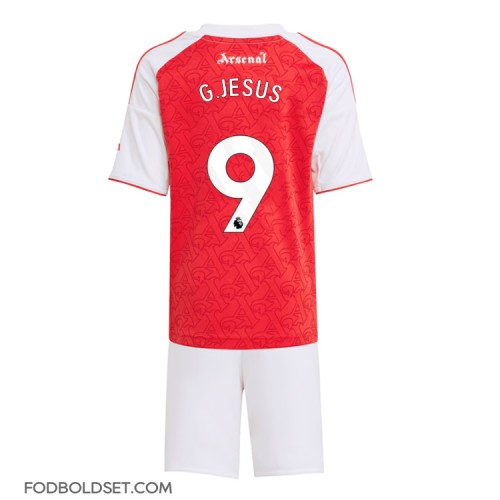 Arsenal Gabriel Jesus #9 Hjemme Trøje Børn 2025-26 Kortærmet (+ Korte bukser)